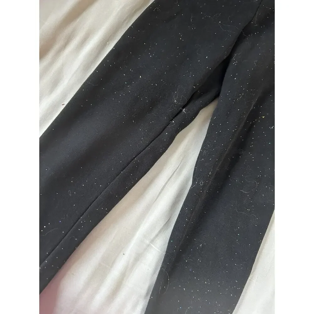 Old Navy Sparkle Cozy Black Leggings size XS size 5
